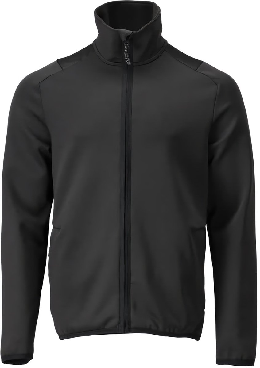 Mascot Customized Fleecetrui met rits 22585-608 - Zwart - 4XL