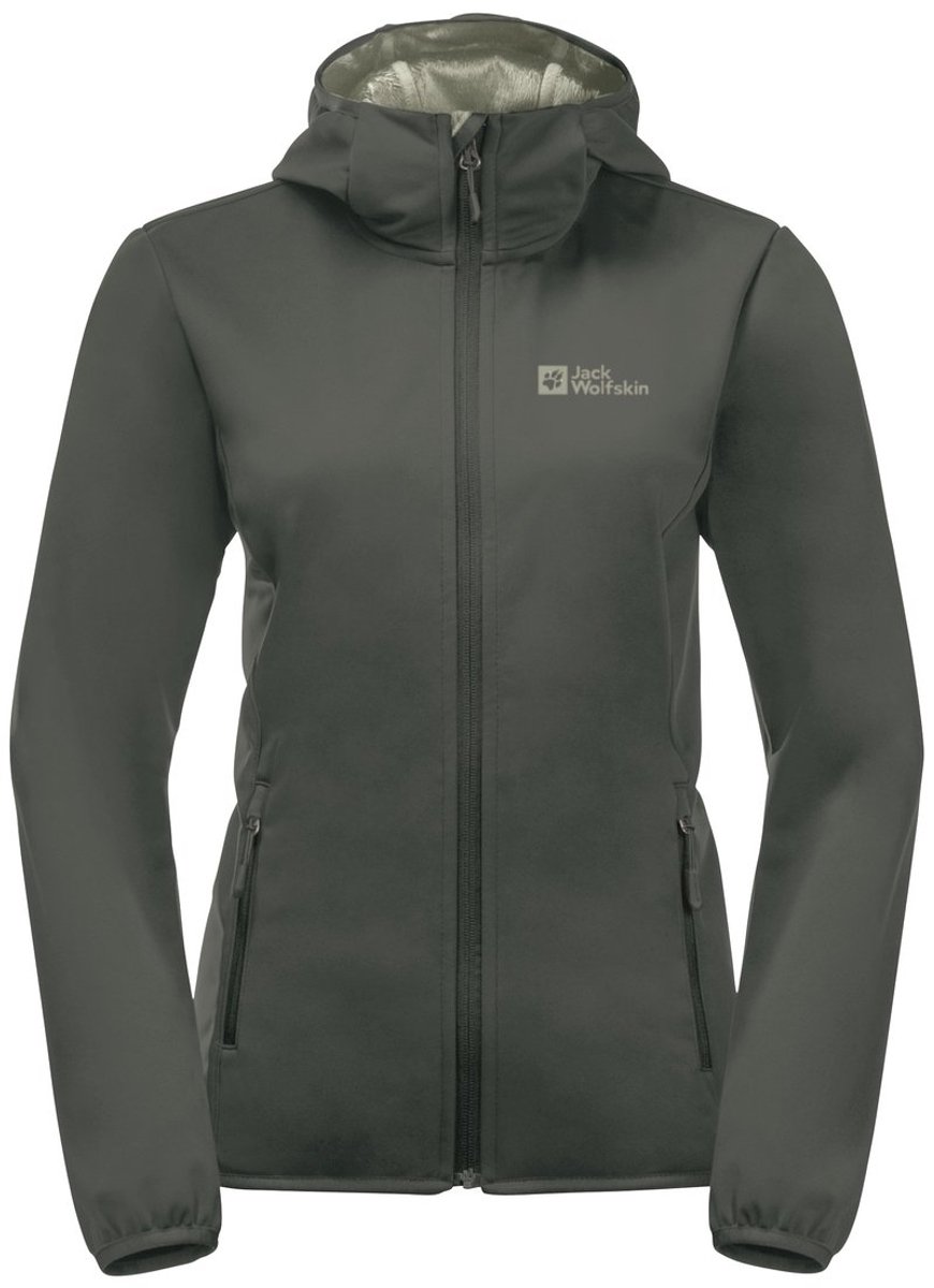 Jack Wolfskin Windhain Hoody W Groen