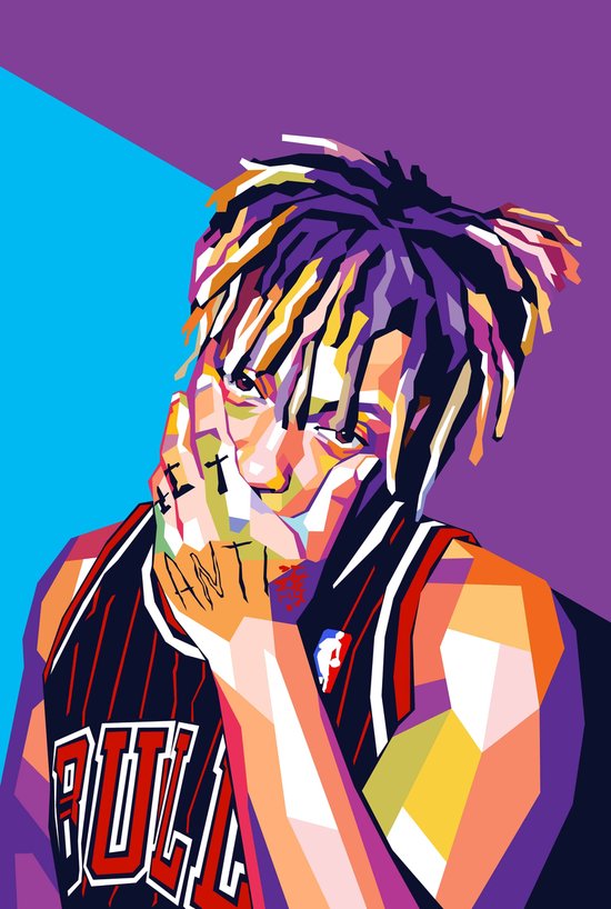 Affiche Juice WRLD - Affiches Musique - Rap - Hiphop - Pop Art - Culture Pop - Décoration Murale Salon - Papier 180 grammes - XS4779 - Format 30 x 40 cm