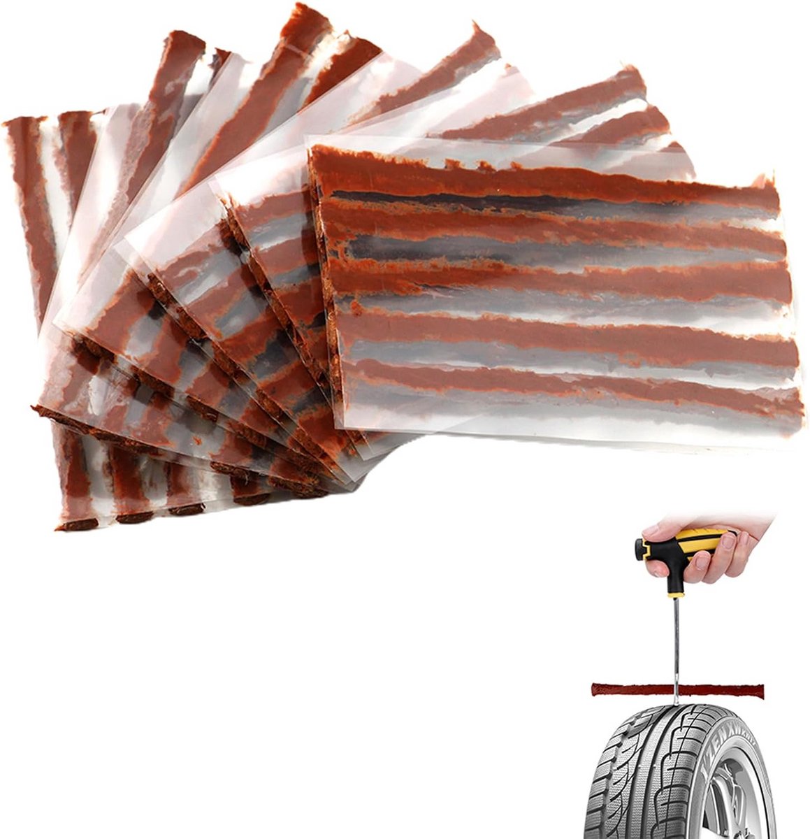 20-delige Tubeless Bandenreparatieset voor Auto en Motorfiets