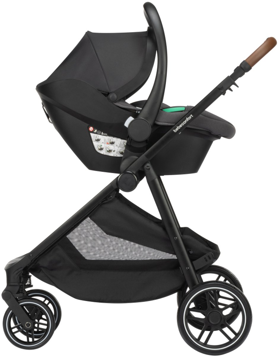 Bebeconfort Luvia Trio Kinderwagen met Autostoeltje - Mineral Graphite - afbeelding 3