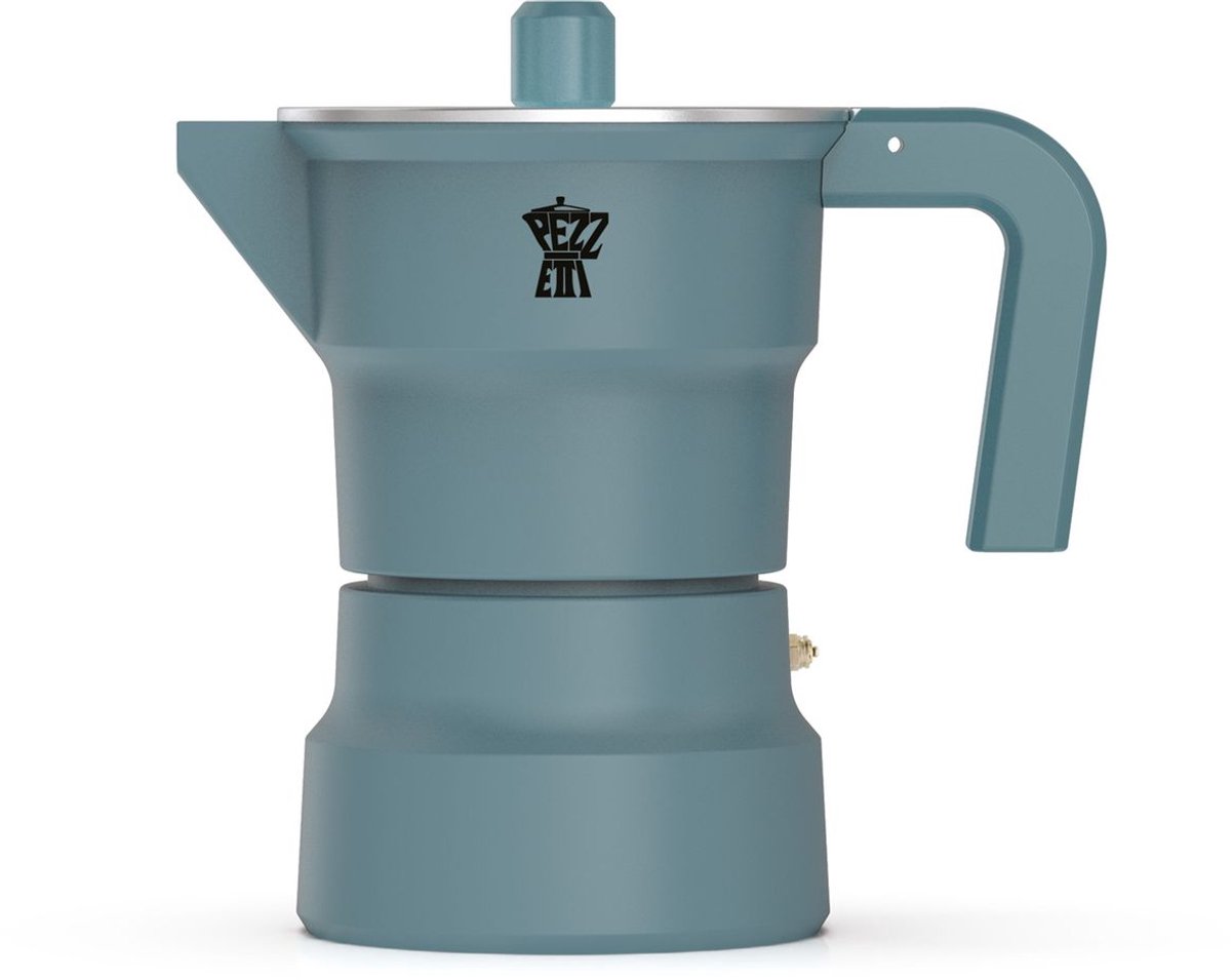 Italiaans koffiezetapparaat - PEZZETTI - SOLIDEXPRESS - Aluminium - 3 kopjes - Groen