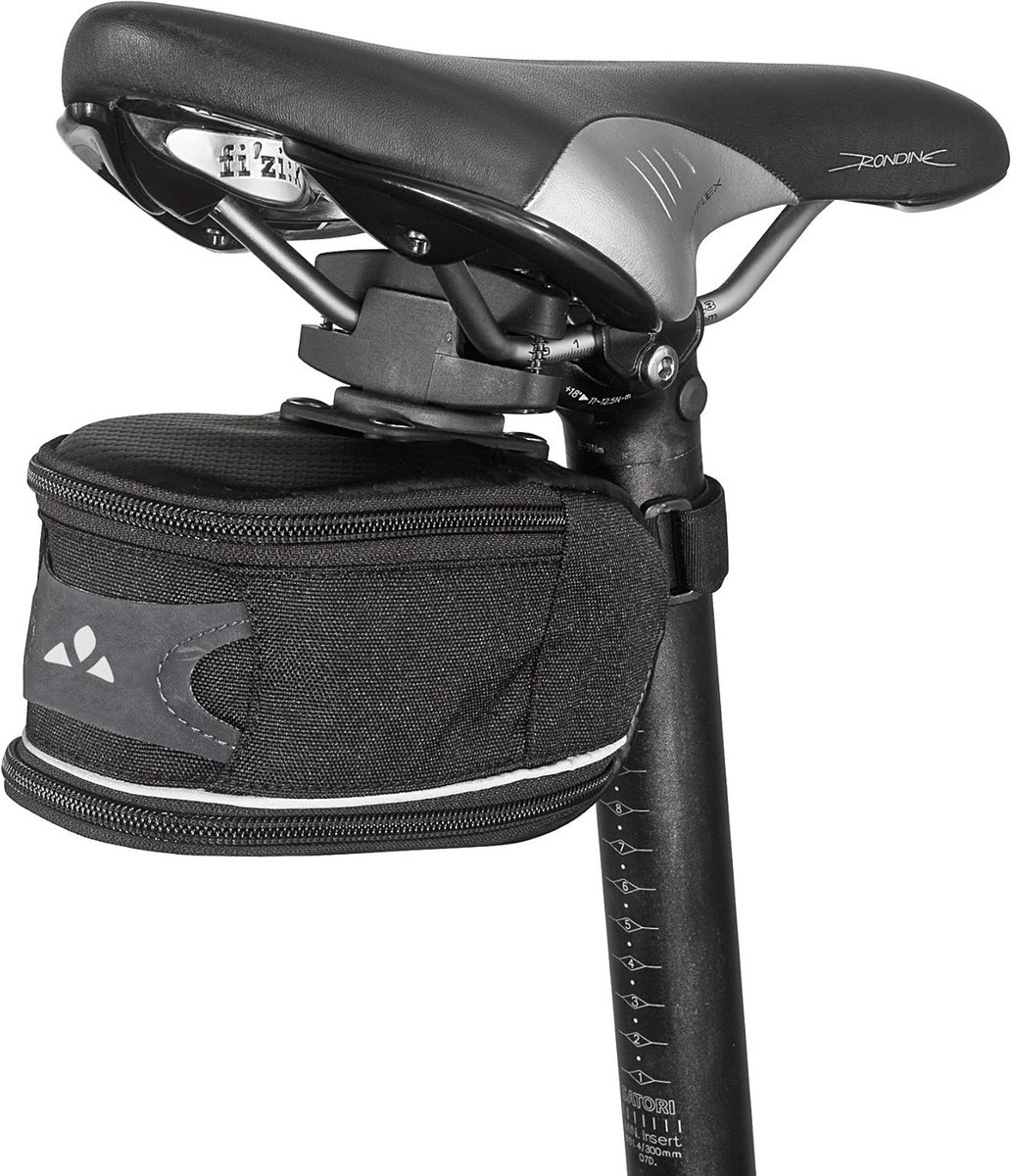 Functionele Fiets Zadeltas met Verstelbaar Volume en Twist Adapter