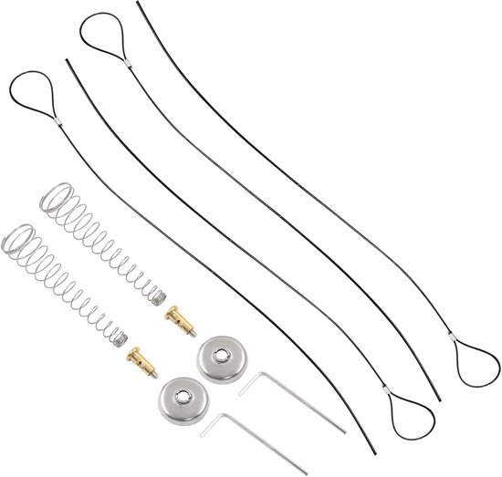 Visband 15m, Visband kabeltrekker 3.0mm, Kabeltrekkers voor elektrische kabels, Intrekbare trekdraad met uittrekhulp plus 2 geleideveren
