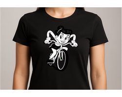 Ride Soft, Feel Strong - T Shirt - Cute - Bike - GoodVibes - Cycling - GoodVibesOnly - Fiets - Schattige - GoedVibes - FietsLeven