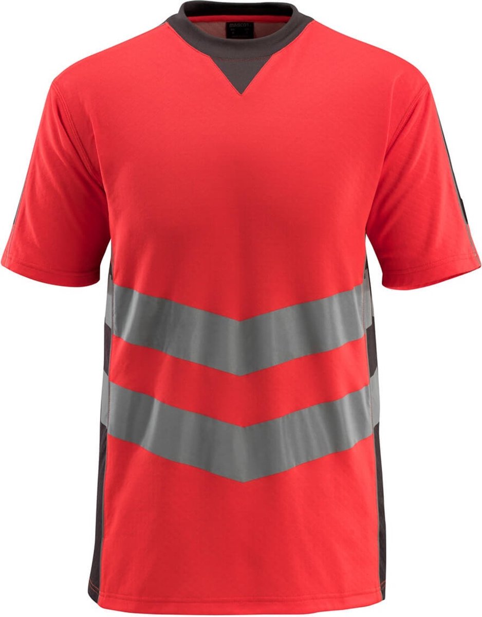 Mascot Safe Supreme T-shirt 50127-933 - hi-vis rood/donkerantraciet - S