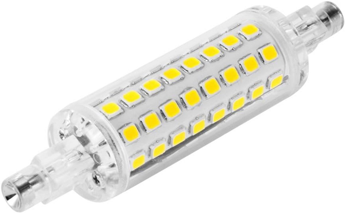 R7S LED Lamp 78mm 5W Halogeen Vervanger Koel Wit TL-look 800 Lumen
