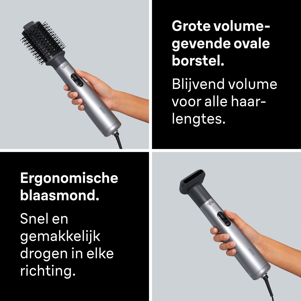 Braun AS4.3 BRAS430E Föhnborstel - Super IONTEC voor perfect - afbeelding 2