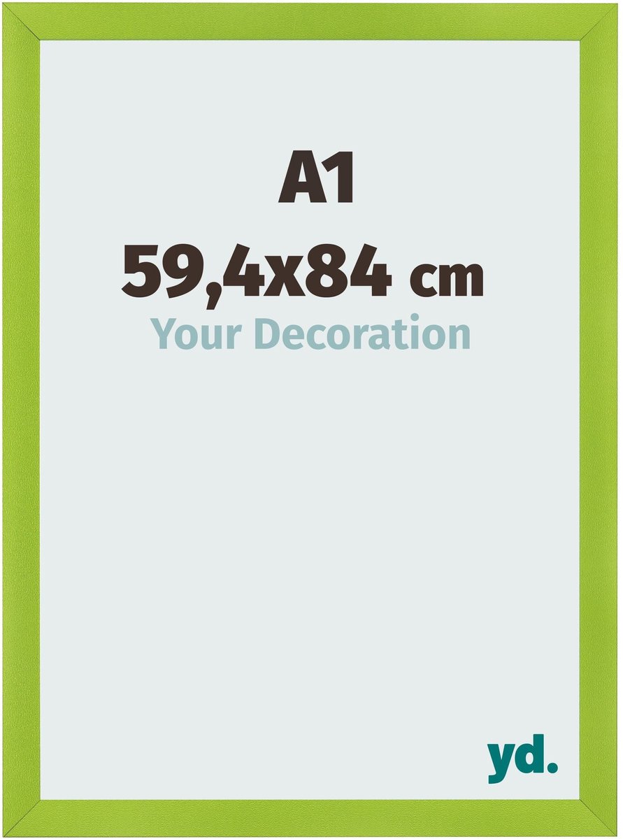 yd. Your Decoration - Fotolijst A1 59,4x84 cm - MDF - Groen - Pisa