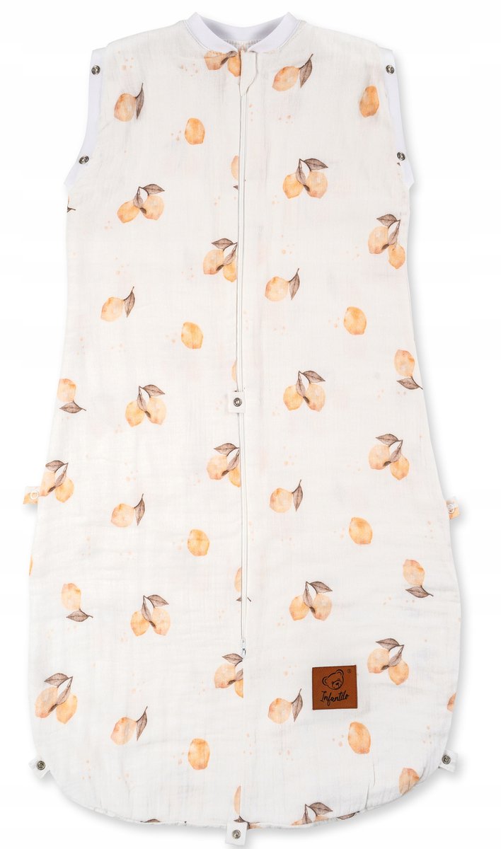 Babyslaapzak Muslin Zomer 1 TOG 0-18 Maanden - Lemon Ecru