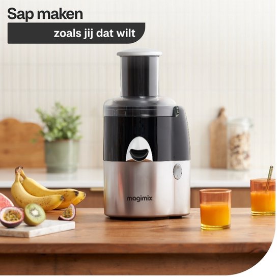 Magimix Juice Expert 3 - 400 W - Professionele motor - 30 jaar motorgarantie - Zwart/Mat Chroom van Magimix — afbeelding 4