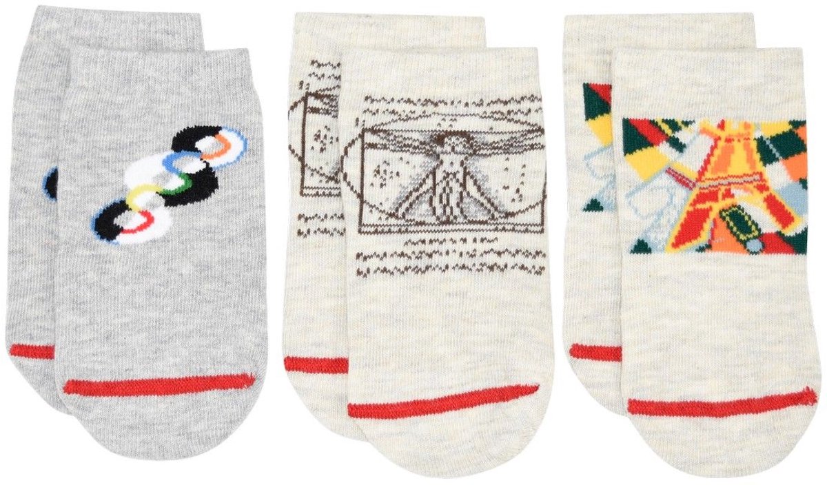 Da Vinci - Delaunay - Delaunay - Baby Socks - 3Pack 11-14 M