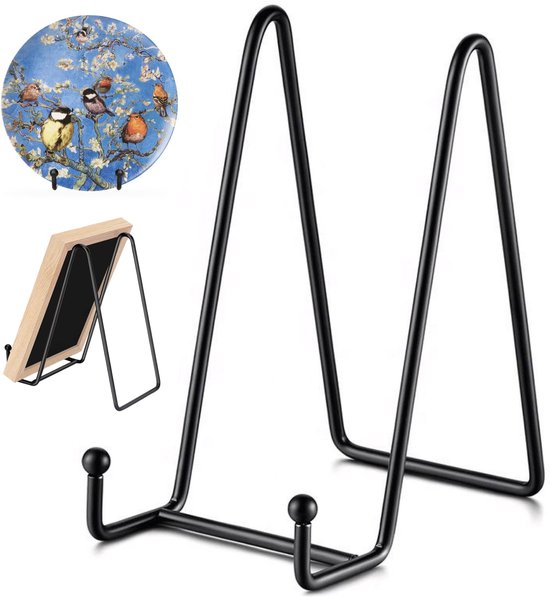 Luft - Bordenstandaard - Display - Zwart - Houder - Sierborden - Boeken - Hanger - Borden - Rek - Keukenkast