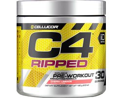 Cellucor C4 Ripped Pre Workout - Tropical Punch - 30 shakes (189 gram)