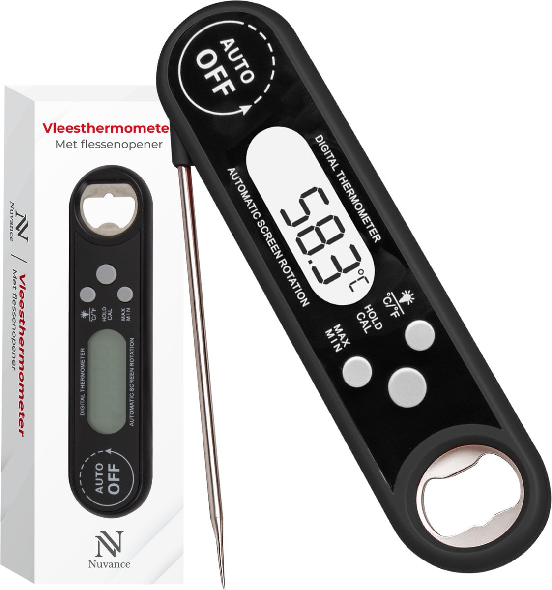 Nuvance Vleesthermometer digitaal