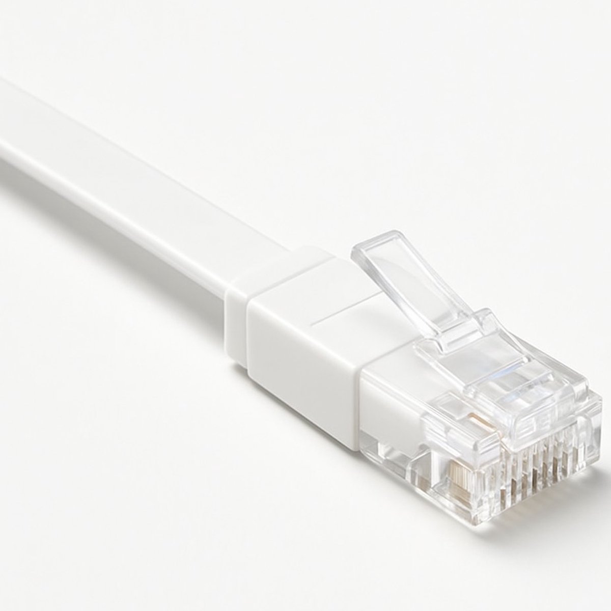 Wentronic CAT5E Netwerkkabel - RJ45 - Wit - 5 m