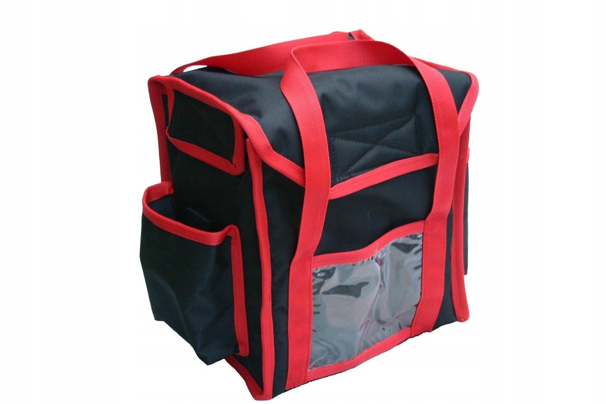 Verwarmbare Lunchtas voor Maaltijdbezorgers - 42x26x16 cm, 4 Bakjes
