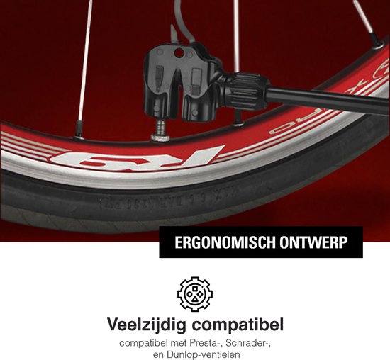 Lezyne Macro HP Floor Drive - Hoge druk fietspomp - Fietspomp met analoge drukmeter - Presta en Schrader ventielen - Staal - Zwart van Lezyne — afbeelding 4