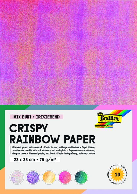 Reflecterend structuurpapier - knutselmateriaal voor kinderen en volwassen voor scrapbooking decoupage en decoraties versieren (10 stuks)