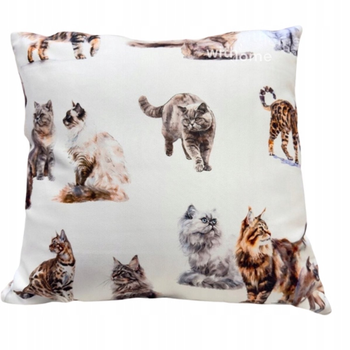 Decoratieve Kussensloop Kinderkamer 40x40 cm - Kattenmotief