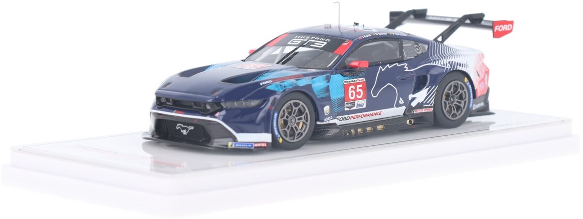 Ford Mustang GT3 TSM Modelauto 1:43 2024 Frédéric Vervisch / Joey Hand / Dirk Müller Multimatic