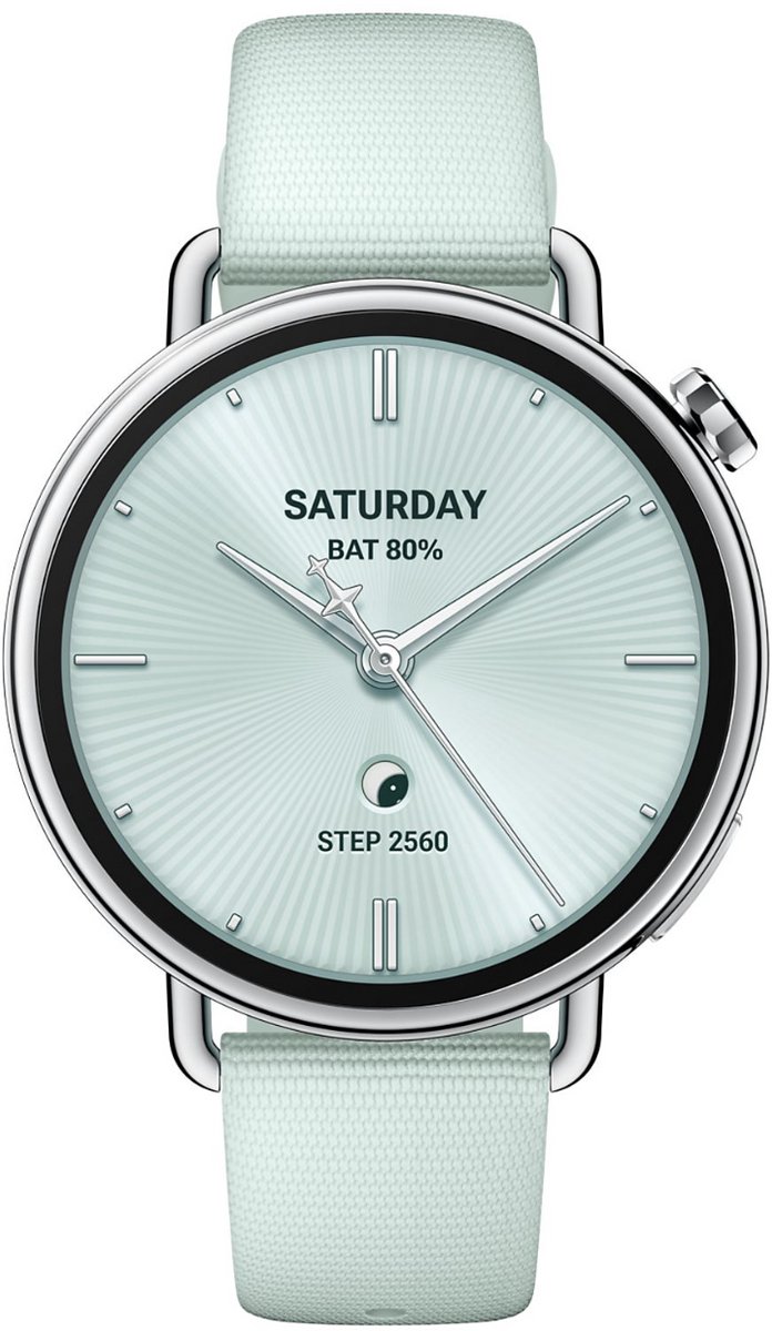 Xiaomi Watch S4 41mm Fluororubber Strap Smartwatch Groen