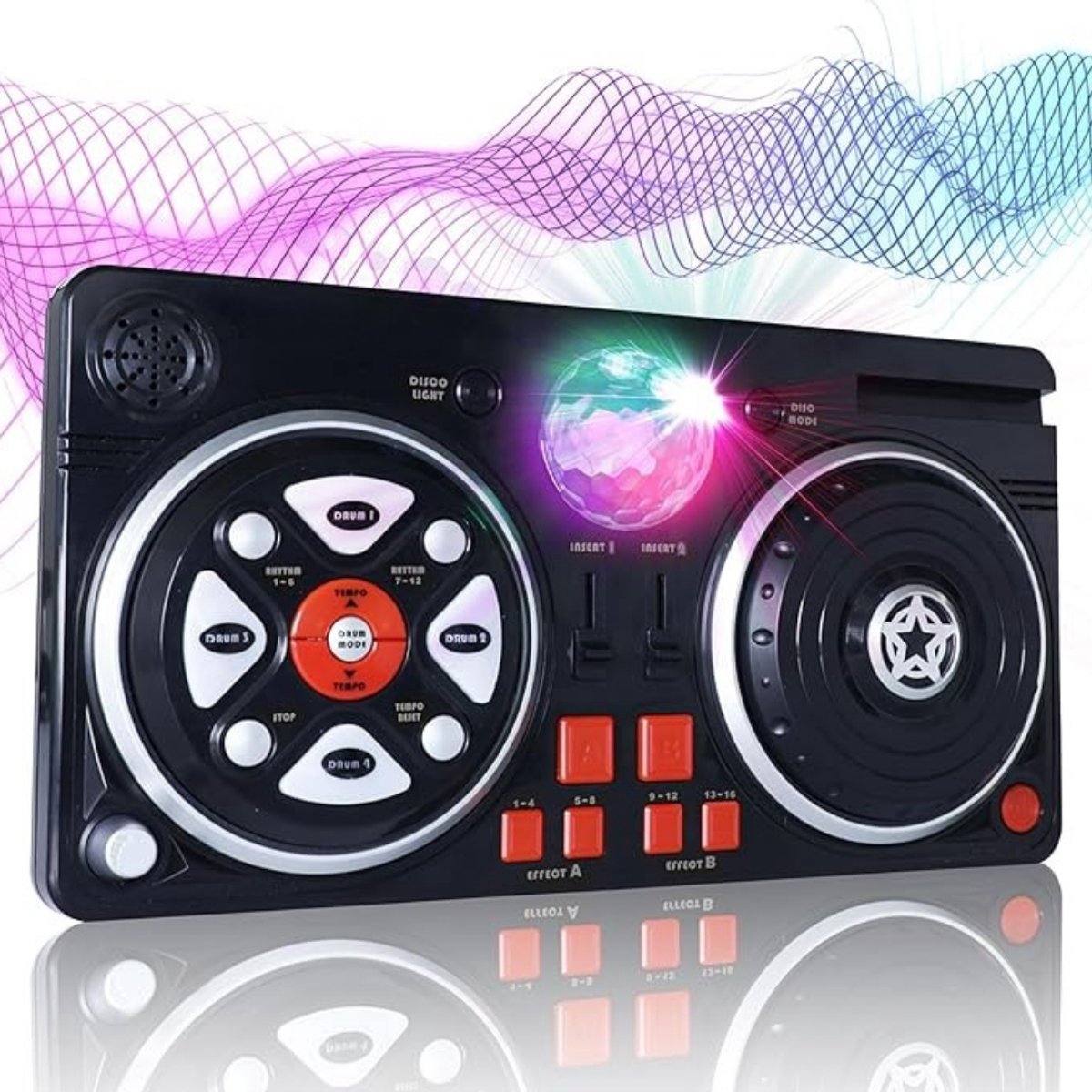 MMP® DJ Set Kinderen - DJ Set - Zwart - 7cm x 39cm x 7cm