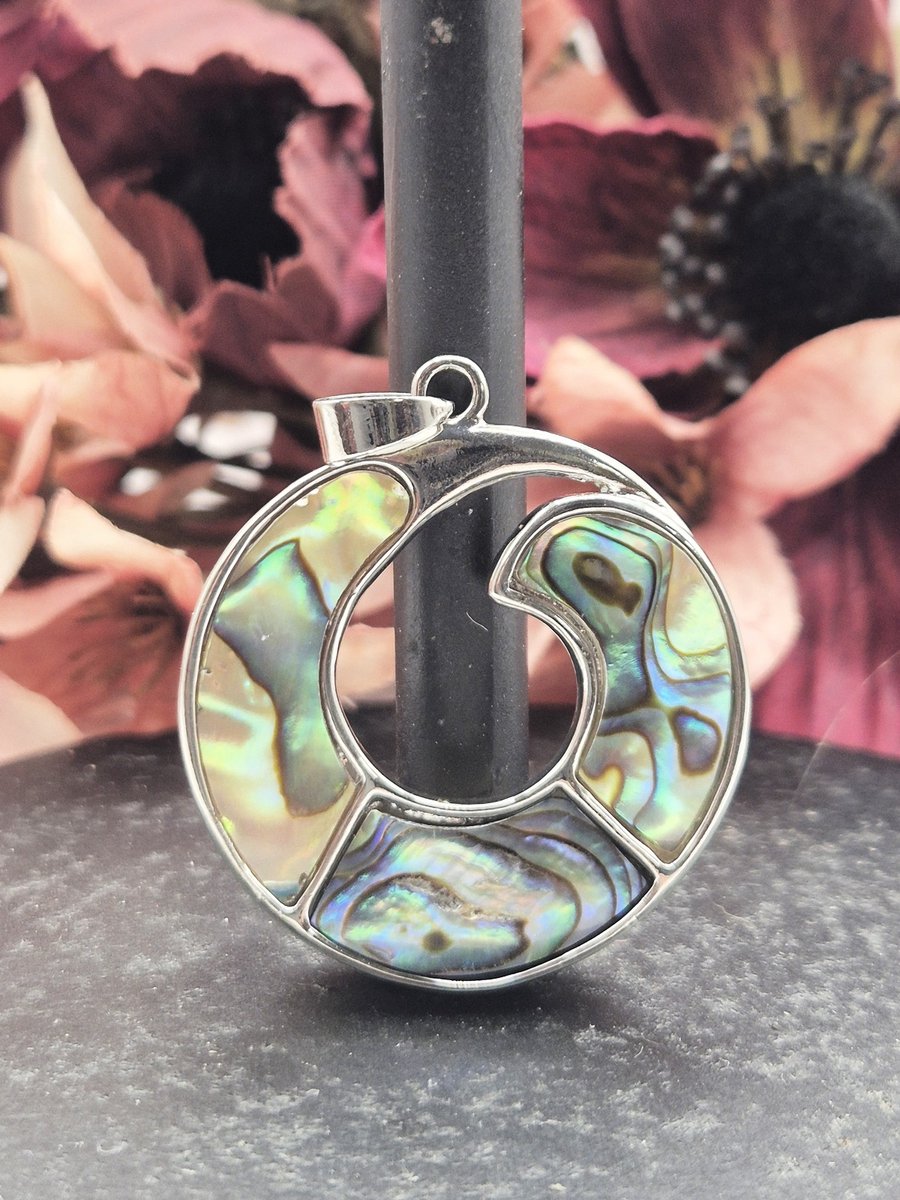 Abelone schelp hanger - 4 cm