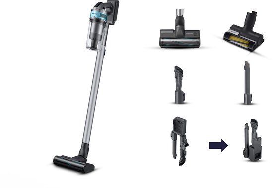 Samsung Jet 75E - 200W - Steelstofzuiger - met Pet Tool - Samsung - €298,00