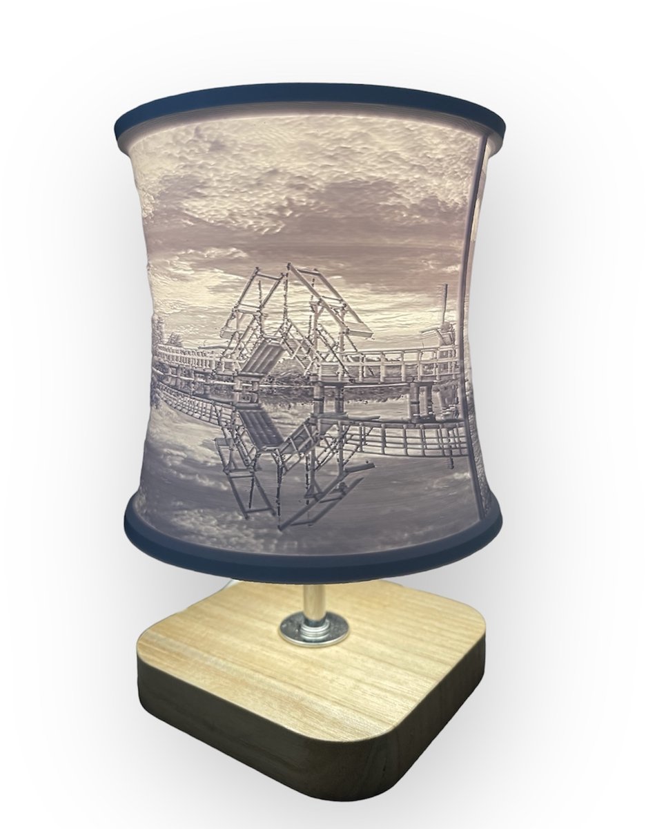 Stone Art – LED Tafellamp “Holland” – 3D Lithophane Foto – E14 – 230V – 2,5W – 2700K – 200lm