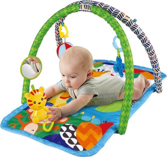 YAR Babysoundz - Babygym - speelkleed - speelkleed met boog - 3-in-1 Gym met muziek en lichtjes -85x85cm van YAR — afbeelding 4