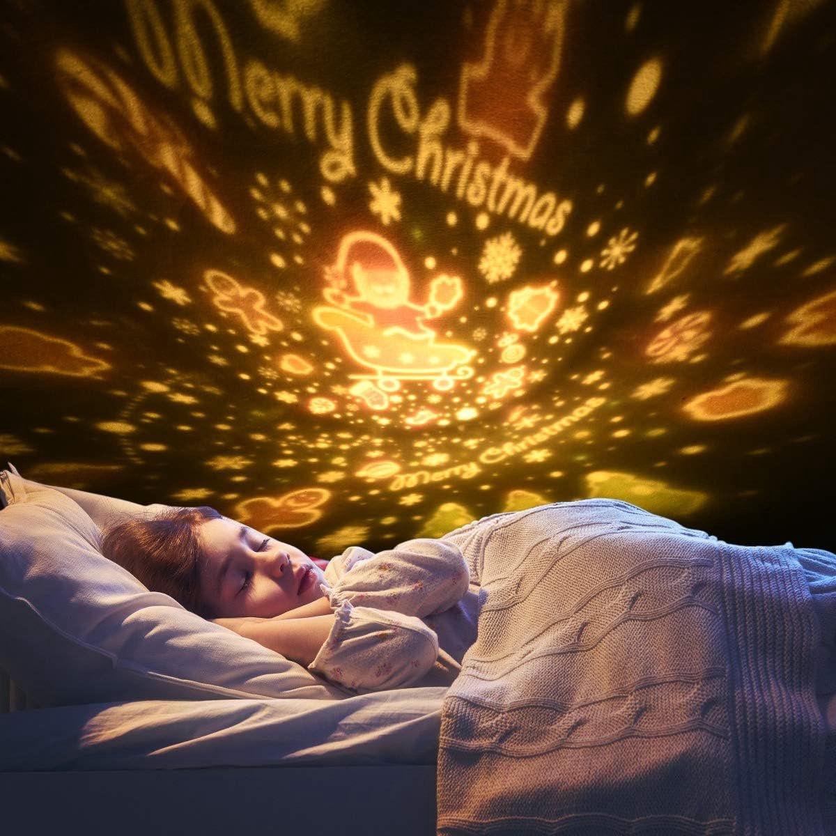 Sterrenhemel Projector, LED Lamp Kinderen, Ocean Wave Nachtlampje, Muziek Lamp Met Timer Voor Kinderkamer Feestdecoratie Kerst (Gewei) (Roze-2),Creëer een Rustige Droomwereld – Sterrenhemel Lamp & White Noise Nachtlamp voor Baby’s & Volwassenen – foto 2