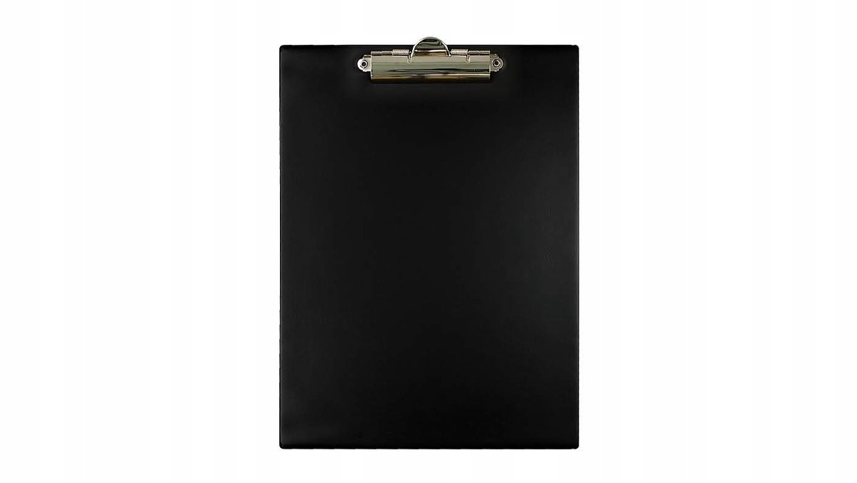 Tres Clipboard A4 Zwart - Stevig Klembord voor Documenten
