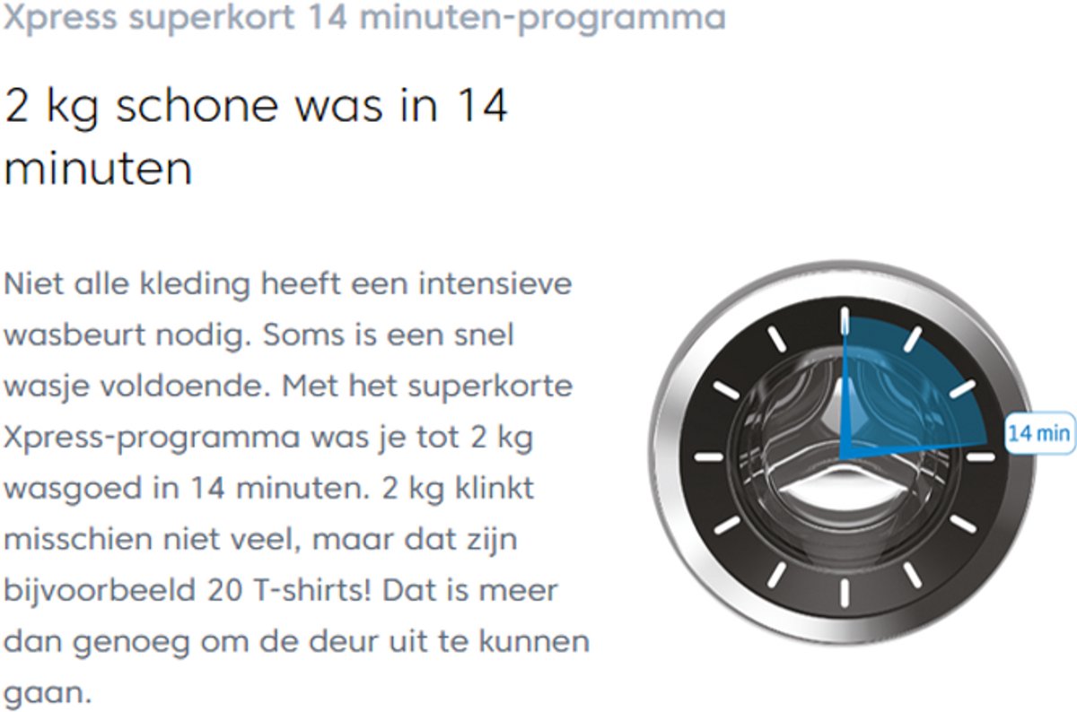 Beko bB300 BM3WFT31041W - Wasmachine - Voorlader - 10 kg - 1400 RPM - Wit — afbeelding 6