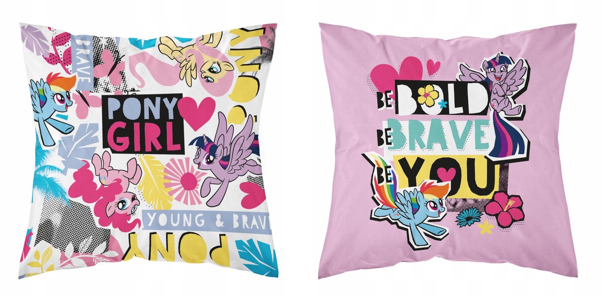 My Little Pony Pony's kussensloop 40x40 cm - Anti-allergisch