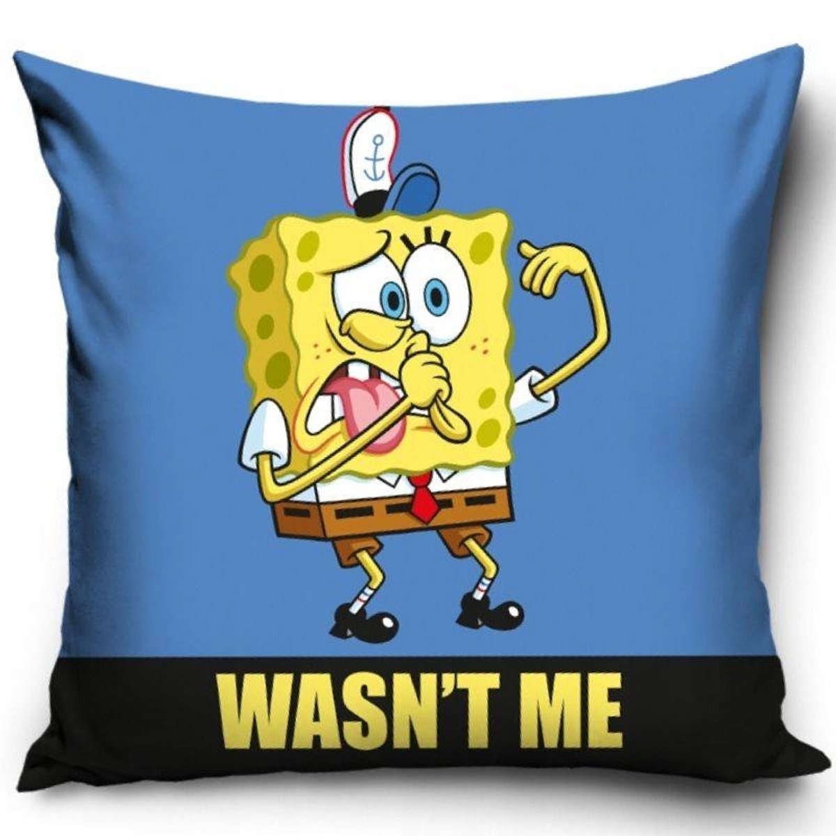 SpongeBob Vierkant Kussensloop 40x40 cm Microvezel met Rits