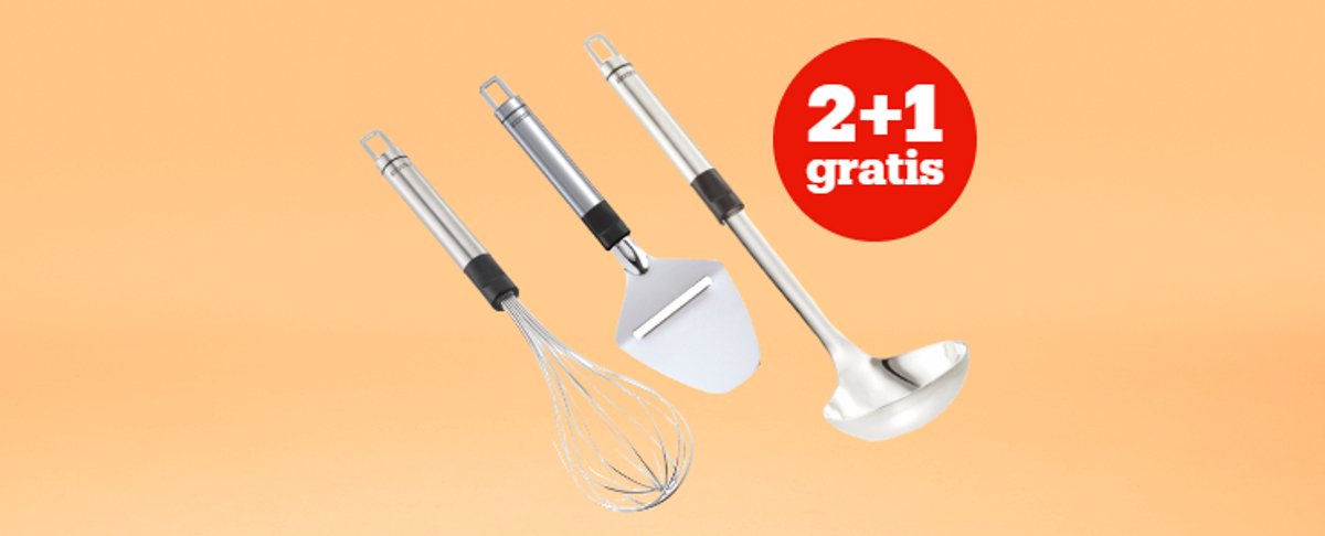 2+1 gratis op Leifheit