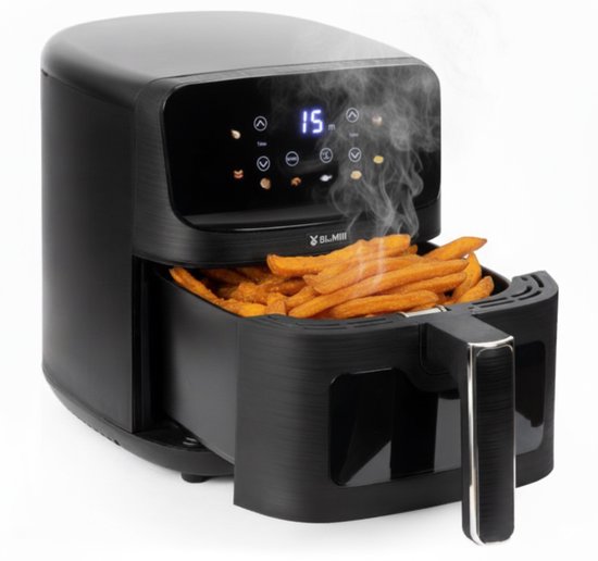 OCG BluMill Airfryer met Dubbele Lade 4,5 Liter 1500W - OCG Consumer Products - €45,95