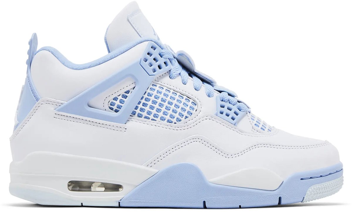 Jordan 4 Retro Forget Me Not Dames Wit