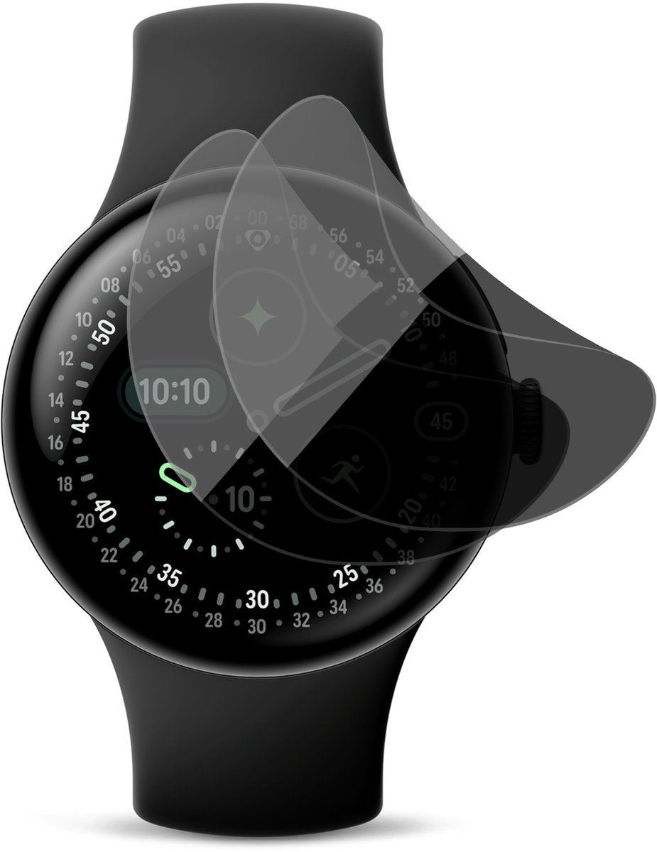 Privacy Screenprotector geschikt voor Google Pixel Watch 4 41mm - 2x FlexGuard Screen Protector
