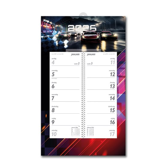 Weekkalender 2026 kopen - overzicht per week, het hele jaar door