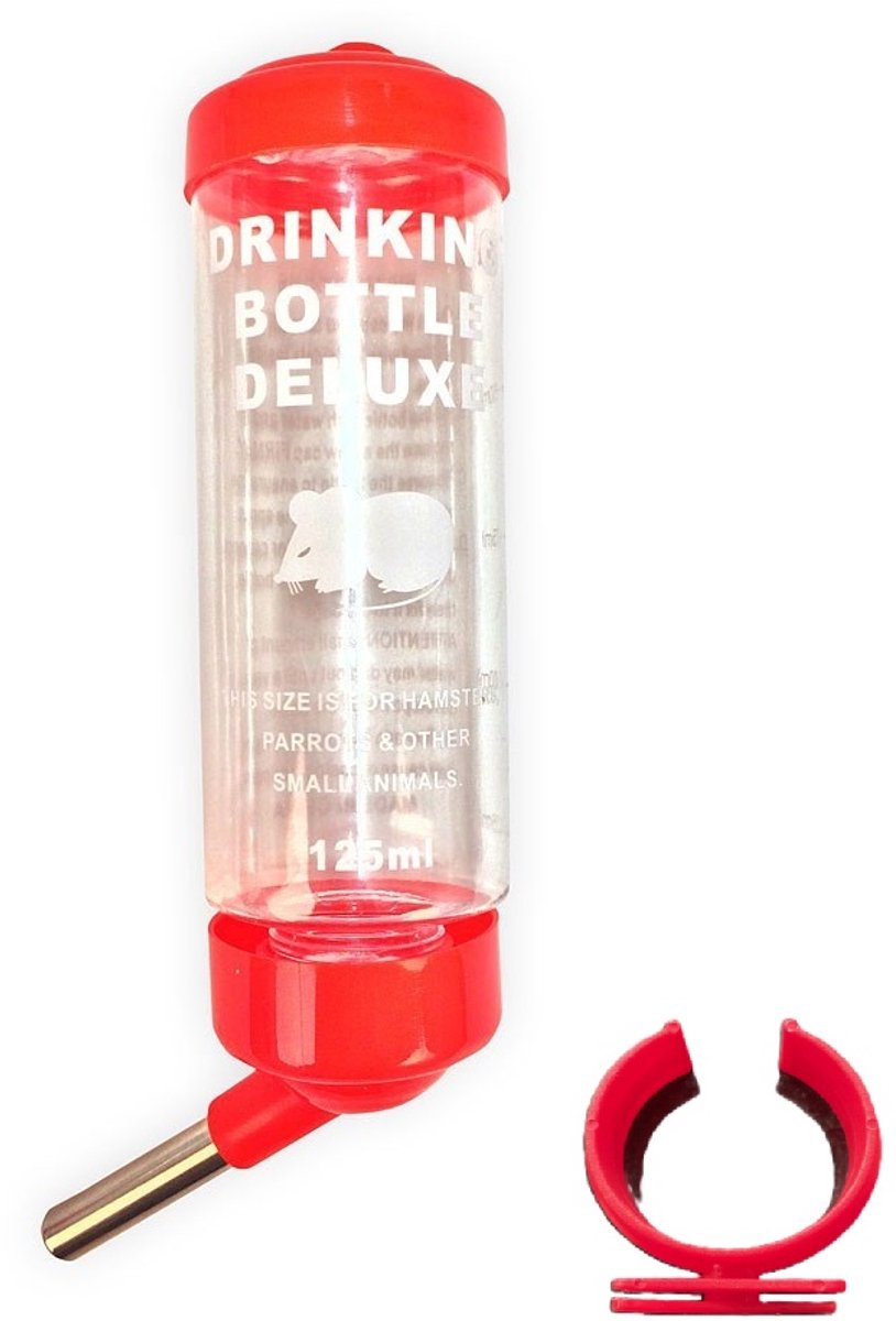 Drinkfles 125ml voor kleine knaagdieren
