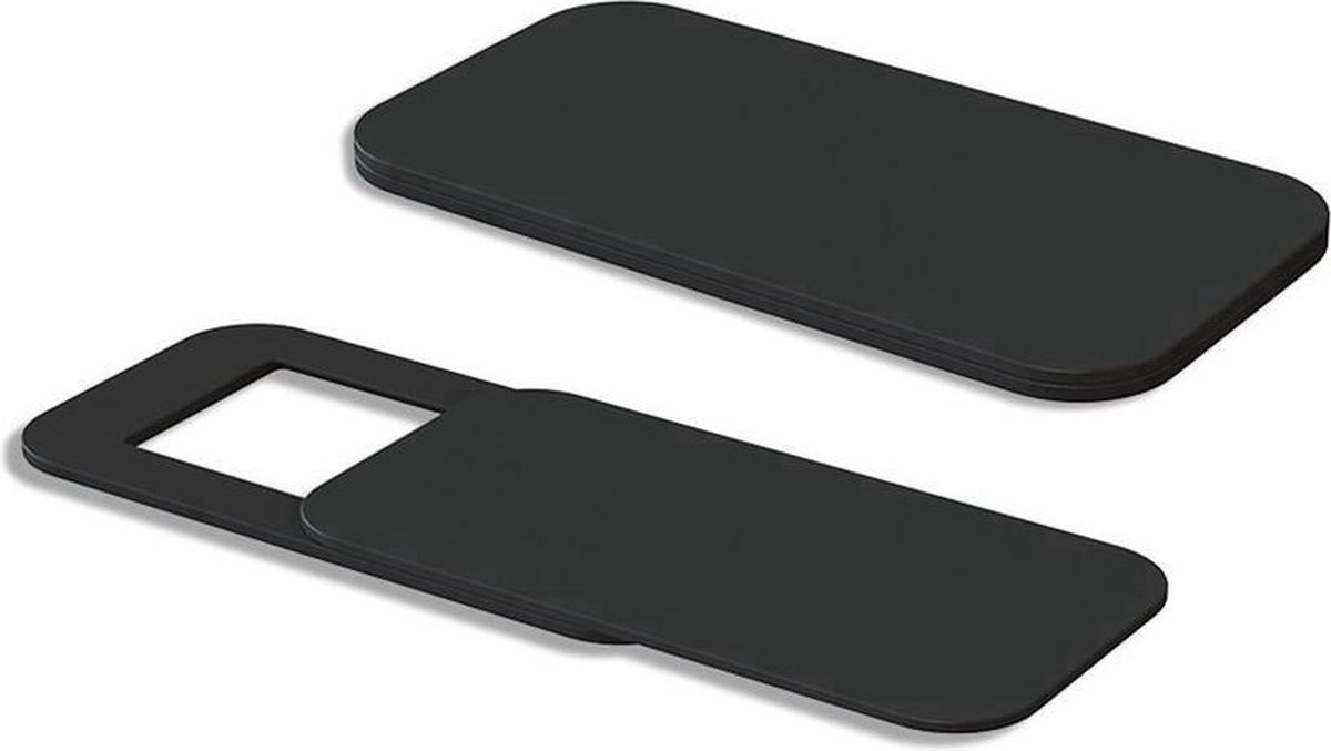 Doodadeals® Webcam Cover – Privacy Ultra-Dun – Hardplastic Camera Slider – Laptop/Tablet/PC – Zwart – Bescherming