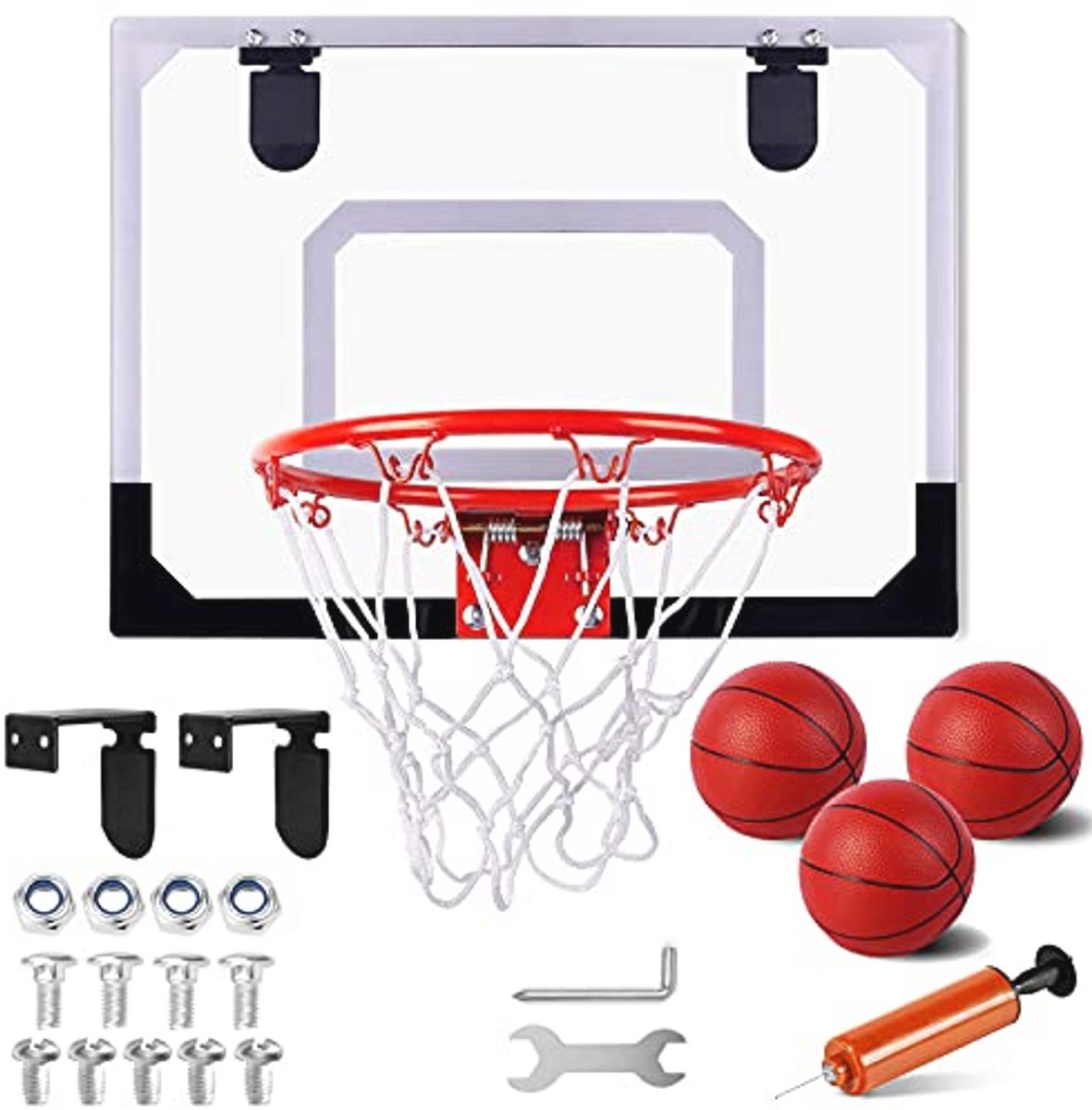 Basketbalkorf voor Kinderen en Volwassenen - Thuis en Kantoor Basketball Set