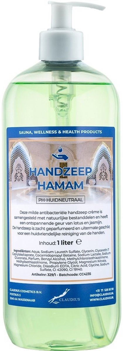 Handzeep Hamam 1 liter - met gratis pomp