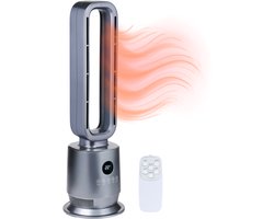 alpina 2-in-1 Ventilatorkachel 2000W - Elektrische Kachel en Ventilator met Afstandsbediening - Oscillerende Torenventilator met Timer - Heater met Verstelbare Temperatuur