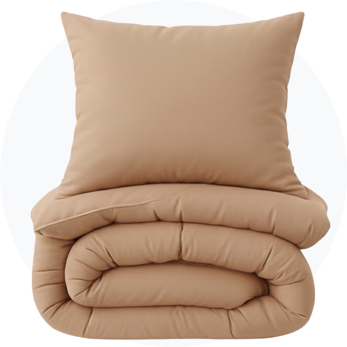 SimplyDream wasbaar dekbed - Eenpersoons - 140x200 cm - Nude