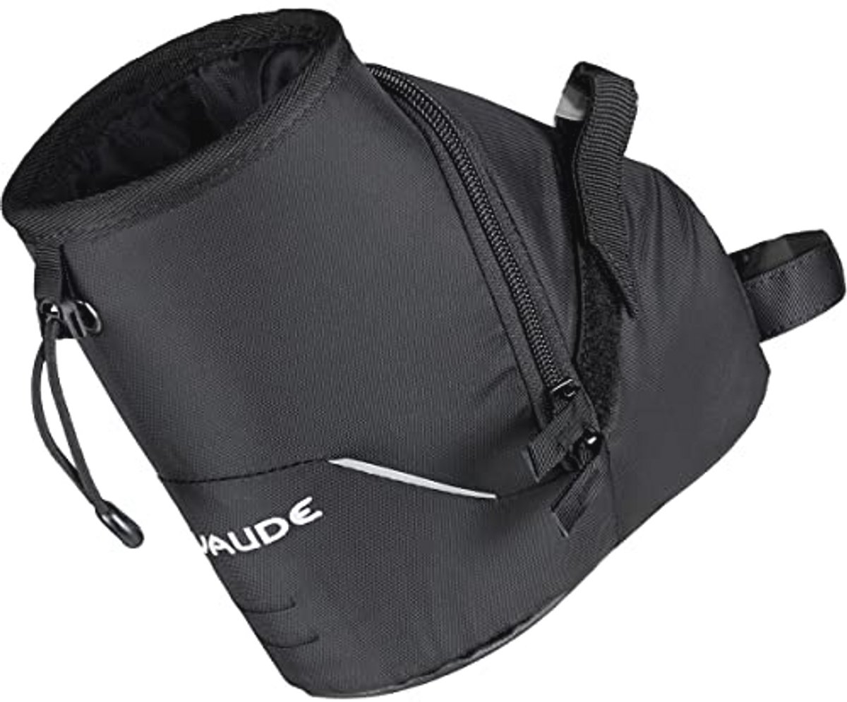 Zadeltas met Flessenhouder Riem - 18 cm - Zwart