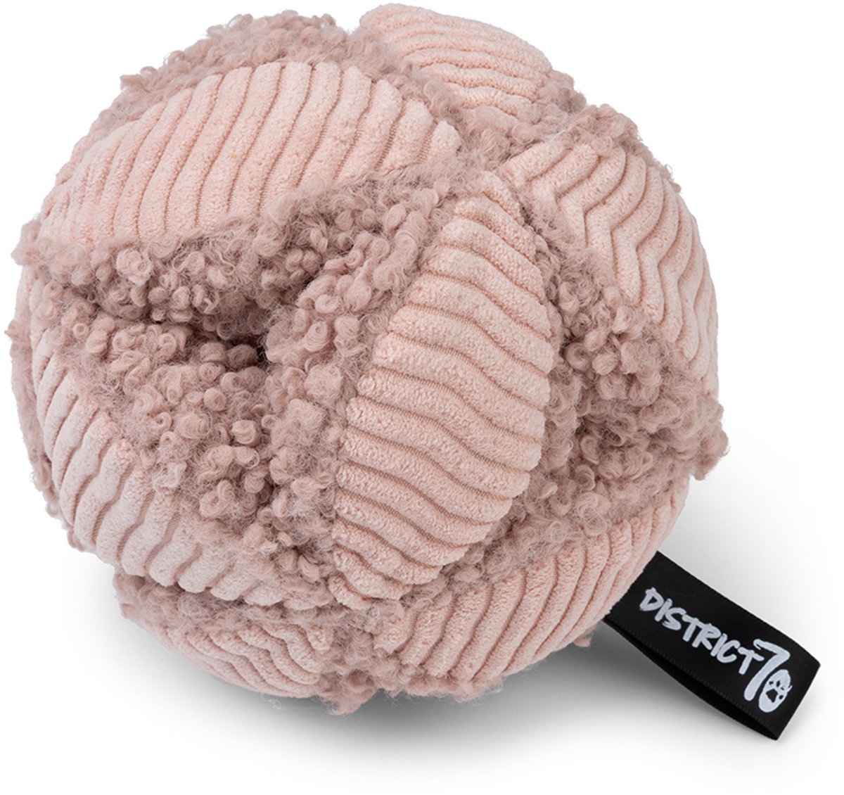 District 70 BOBBY – Snuffelbal voor Honden | Stimuleert Speurgedrag & Mentale Uitdaging – Roze – Small Ø13 cm