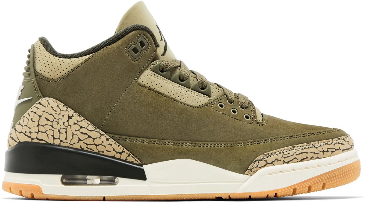 Jordan Jordan 3 Donkergroen/Zwart/Wit